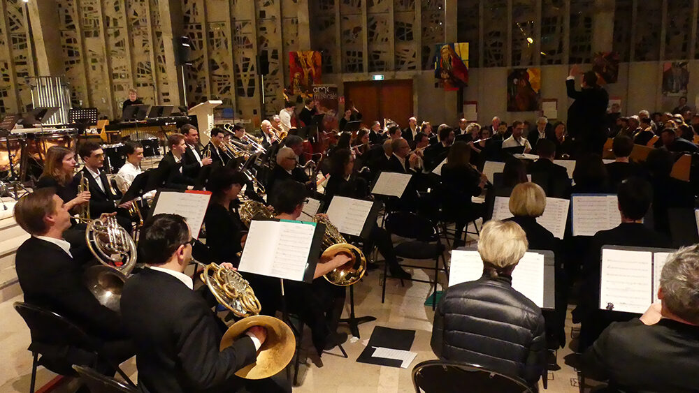 Orchestre de cuivres à l'Eglise Sainte Bernadette